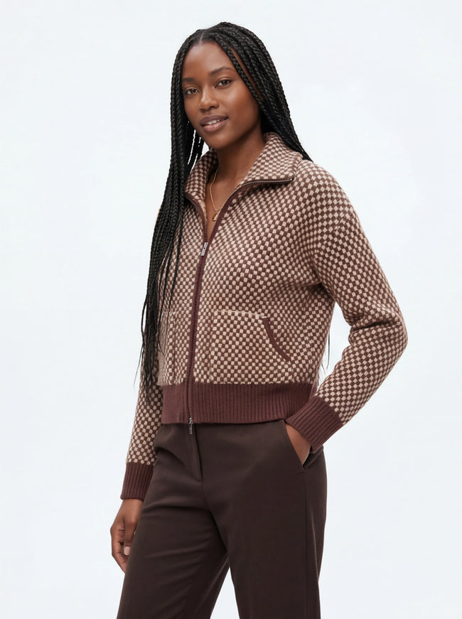 Pilote en fausse fourrure tricotée incontournable