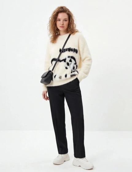 Seidenbequemes Crewneck